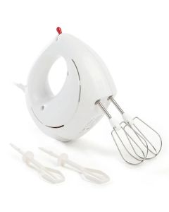 Batteur À Main MOULINEX 200W 2 Vitesses + 4 Fouets - Blanc
