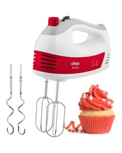 Batteur Électrique UFESA BV4650 400W - Blanc&Rouge