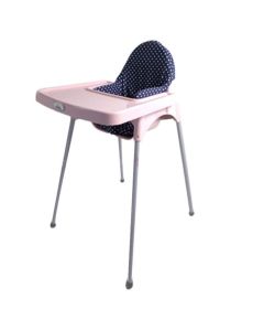 Chaise Haute PRIMA SLIM - Rose