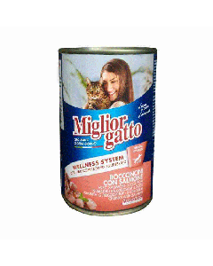 Gatto MIGLIOR Salmone Pour Chats 405Gr