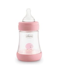 Biberon CHICCO Perfect 5 Anti-Coliques Rose - 150ml