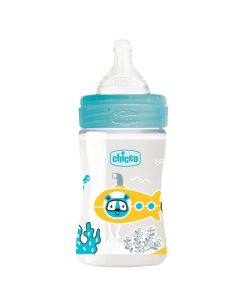 Biberon CHICCO Sous-marin Anti-Coliques Bleu- 150ml