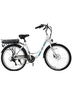 Bicyclette Électrique VEO e-Bike City-Blanc