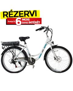 Bicyclette Électrique VEO e-Bike City-Blanc