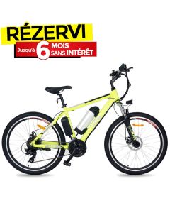 Bicyclette Électrique VEO e-Bike VTT - Jaune 