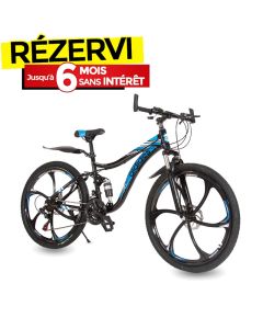 Bicyclette VTT AIDIDES GT-JG-01-B 26"  21 Vitesses – Bleu