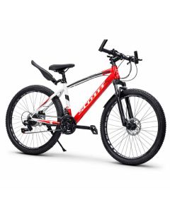 Bicyclette VTT CHITU 26 pouces GT-JG-02 21 Vitesses - Rouge