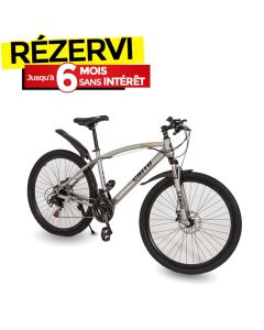 Bicyclette VTT CHITU GT-JG-02-G 26"  21 Vitesses – Gris