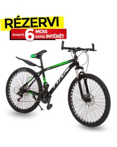 Bicyclette VTT FZFEAG GT-MEJ-09-V 26"  21 Vitesses – Vert