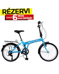 Bicyclette VTT Pliable F206V 20'' - Bleu