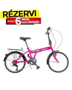 Bicyclette VTT Pliable F206V 20'' - Rose
