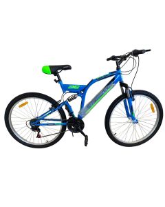 Bicyclette VTT PRADO Sniper 18 Vitesse 26'' Cadre D New - Bleu ciel