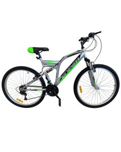 Bicyclette VTT PRADO Sniper 18 Vitesse 26'' Cadre D New - Gris