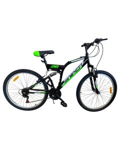 Bicyclette VTT PRADO Sniper 18 Vitesse 26'' - Noir