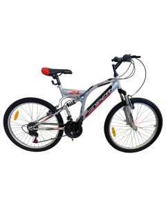 
Bicyclette VTT PRADO Sniper Cadre D New 18 Vitesse 24'' - Gris
