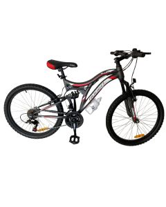 Bicyclette VTT RODEO 24" Blast 18 Vitesses - Gris