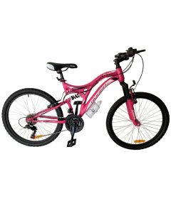 Bicyclette VTT RODEO 24" Blast 18 Vitesses - Rose