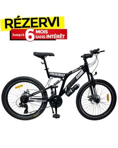 Bicyclette VTT RODEO BLACK DAWN 6024-C21 24" - Noir