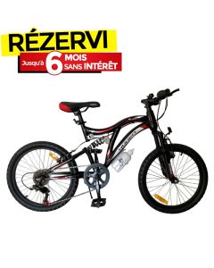 Bicyclette VTT RODEO Blast 6020-B6 20'' - Noir Brillant