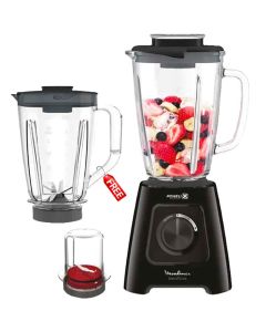 Blender MOULINEX LM42R810 600W Avec Deuxième Bol - Noir