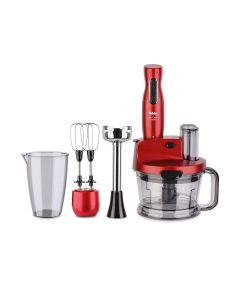 Mixeur Multifonction Fakir Mr Chef Quadro 1000W - Rouge & Noir