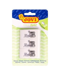 Blister de 3 Gommes Jovi ERGOSOFT 2030B