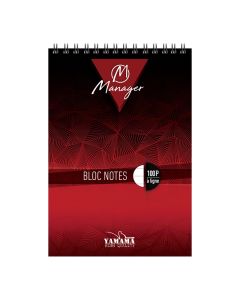 Bloc Note Manager YAMAMA Wiro 50 Feuilles à lignes 