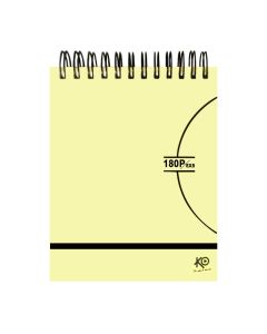 Bloc Note WIRO 14.5x21cm 180 Pages 5*5 PASTEL