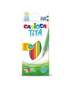 Boîte de 12 Crayons de couleur CARIOCA TITA