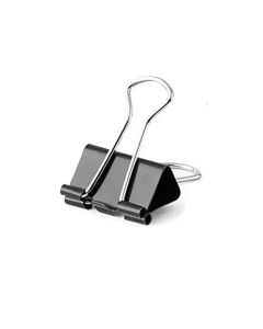 Boîte de 48 Pinces Binder Clips 25mm - Noir 