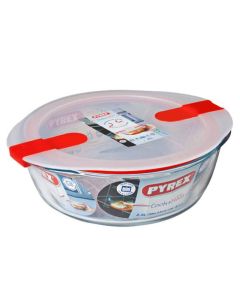 Boîte Ronde PYREX Cook&Heat Avec Couvercle 26 x 23 cm