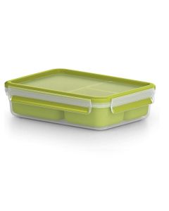 Boîte Snack TEFAL Masterseal To Go De 3 Compartiments - Vert