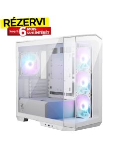 Boîtier Gamer MSI Mag Pano M100R Project Zero - Blanc