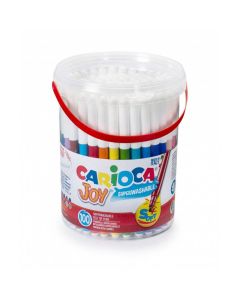 Boîte de 100 Feutres Pointe Fine CARIOCA Joy - Assortis