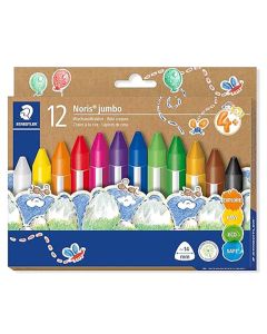 Boite de 12 Crayon de cire STAEDTLER Noris Jumbo 