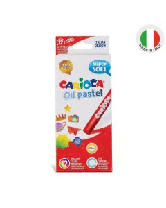 Boîte de 12 Crayons à l'huile CARIOCA Maxi (43277)