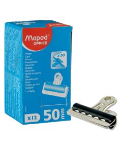 Boite de 12 Pinces à Dessin MAPED 51 mm - 36550