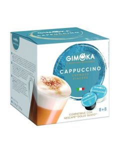 Boite de 16 Capsules GIMOKA Cappuccino Compatible Dolce Gusto
