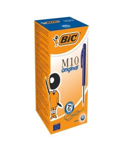 Boite De 50 Stylos BIC M10 à Bille Bleu - 901218