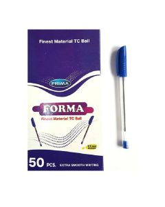 Boîte de 50 Stylos PRIMA FORMA à Bille Bleu