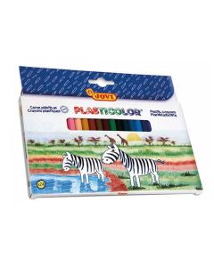 Boite JOVI De 24 Crayons Plastique - Couleurs assortis
