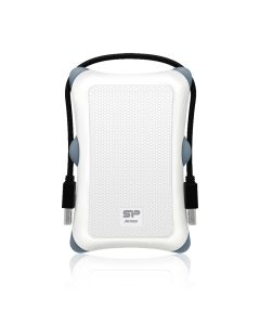 Boitier Anti Choc SILICON POWER A30 SATA 2.5" USB 3.0 - Blanc