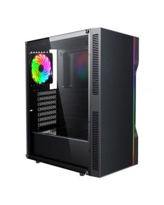 Boitier Gamer AQIRYS ELECTRA Moyen Tour ATX 2 FANS ARGB – Noir