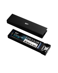 Boitier Externe SILICON POWER PD60 POUR SSD NVME M.2 USB3.2 - Noir