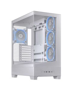 Boitier PC Gamer ASUS A31 PLUS TG ARGB Blanc Moyen Tour verre trempé