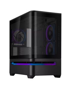 Boitier PC Gaming ASUS Prime AP202 ARGB Noir Micro-ATX Flux d'air