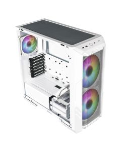 Boîtier PC Gamer COOLER MASTER HAF500 - Blanc