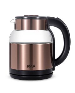 Bouilloire RAF en Verre 2L 1500W - Gold(R-7412)