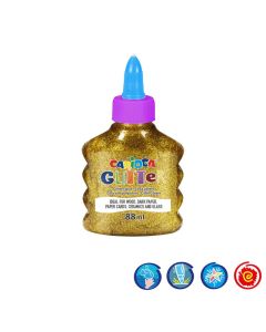 Bouteille colle Glitter CARIOCA 88ml Jaune