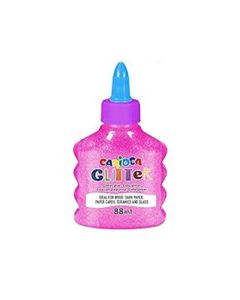 Bouteille colle Glitter CARIOCA 88ml Rose